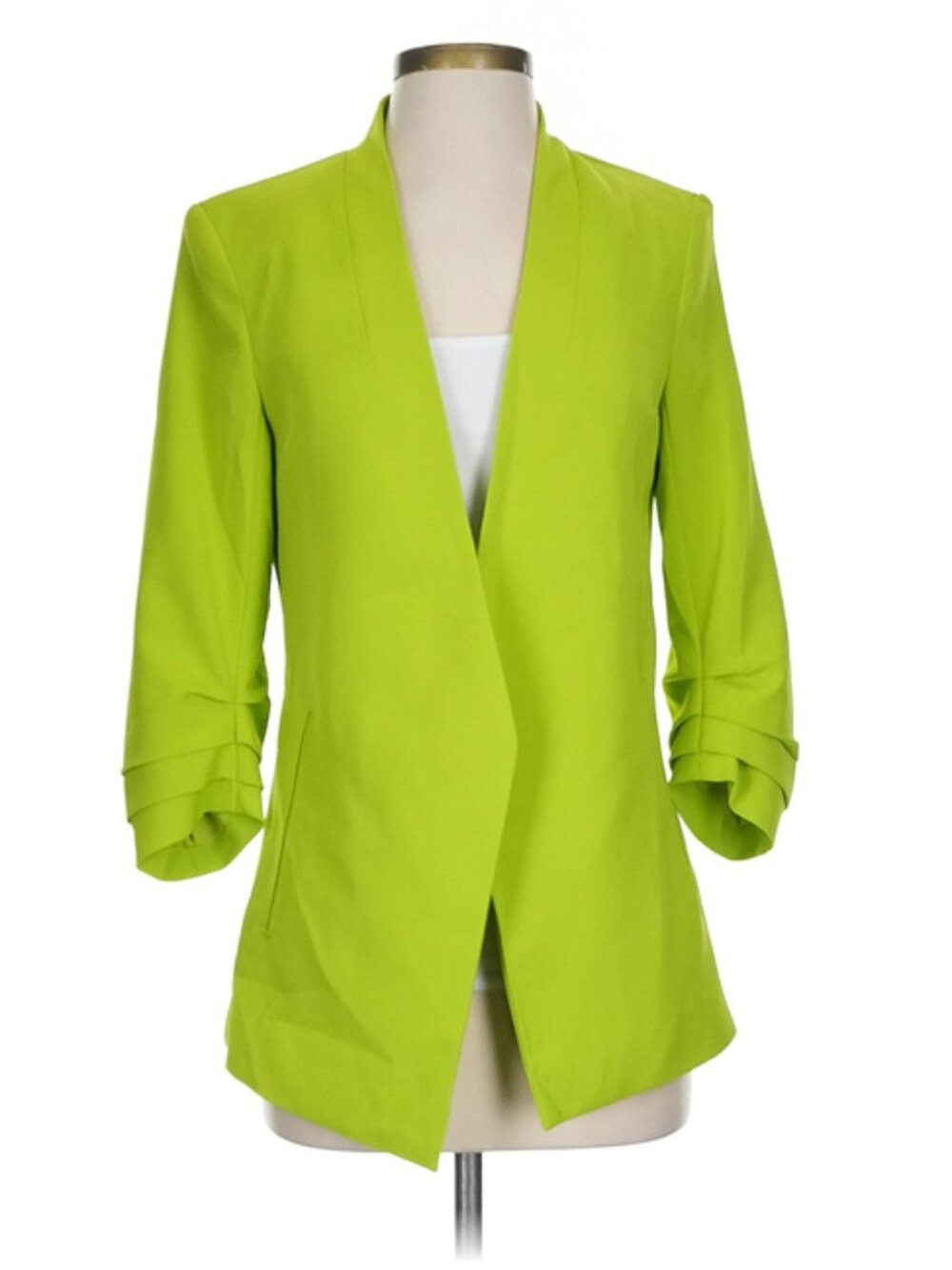 Rachel Zoe TJX Lime Green Open Blazer - XS